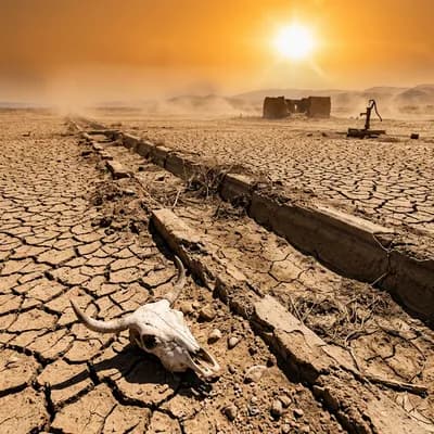 Ökenliknande åkermark